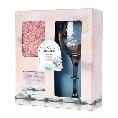 Wine Glass, Socks and Candles Me to You Bear Gift Set Extra Image 1